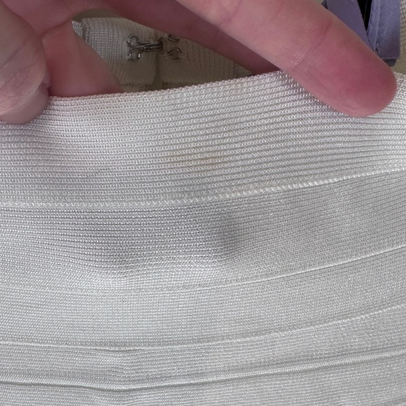 Herve Leger XS Carmen Off The Shoulder Bandage Dress - Picture 8 of 9